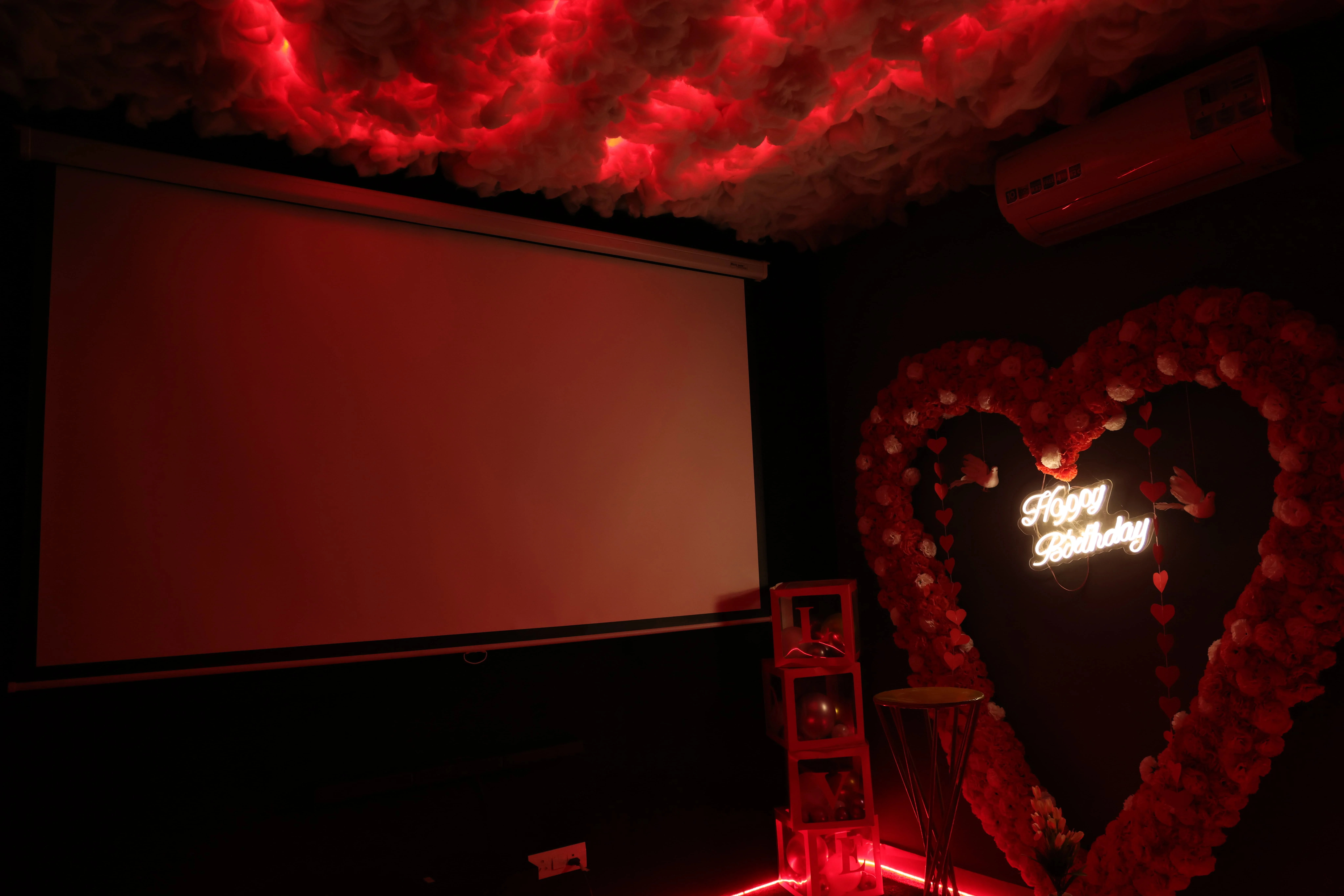 Golden Cage private theater interior