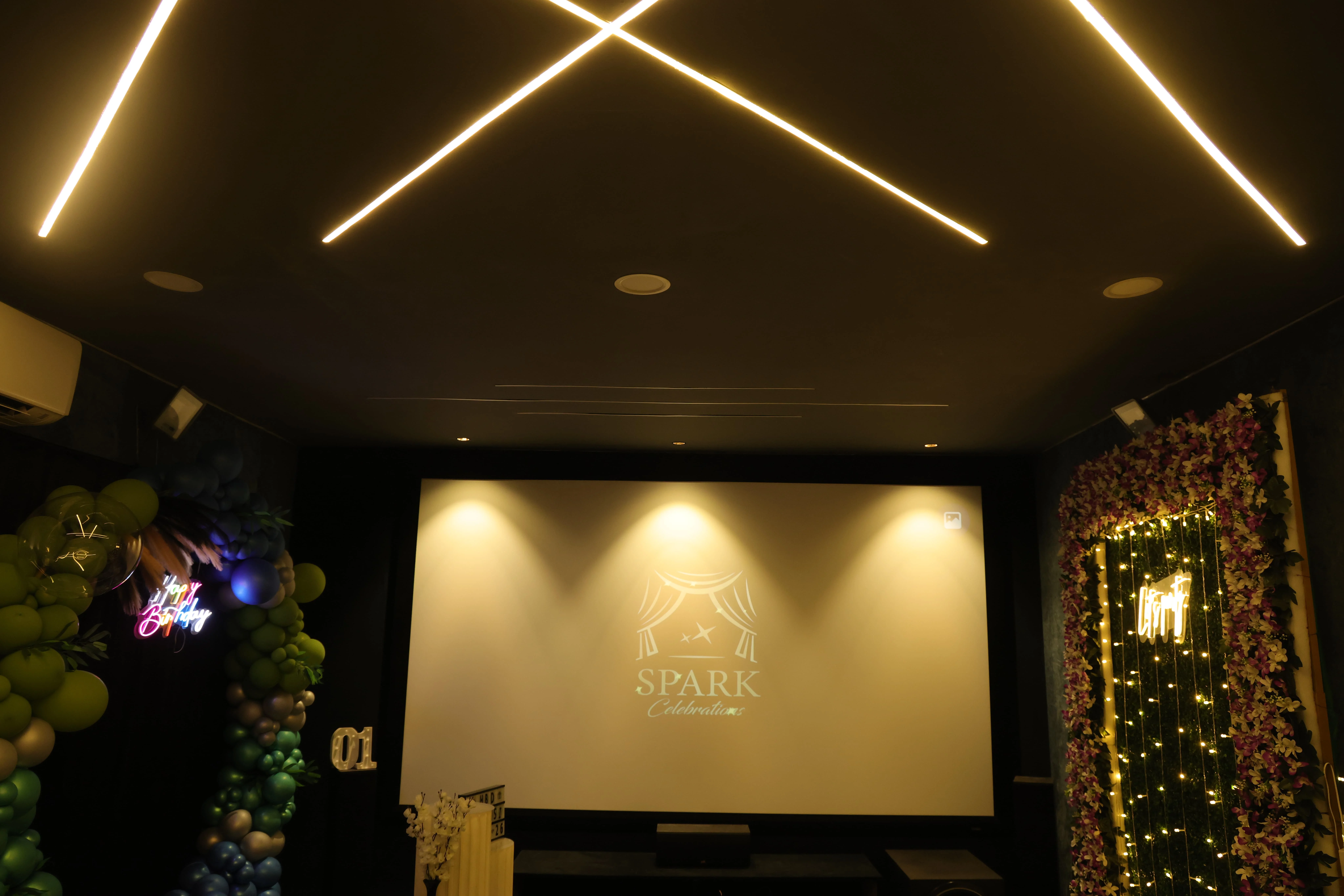 Jubliee Theater celebration setup